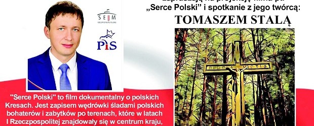 Dąbrowa Górnicza – pokaz filmu pt. „Serce Polski” i spotkanie z reż. Tomaszem Stalą,  16 maja