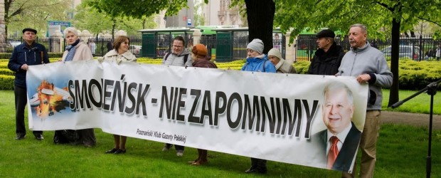 Poznań – 85 miesięcznicą upamiętniającą Tragedię Smoleńską