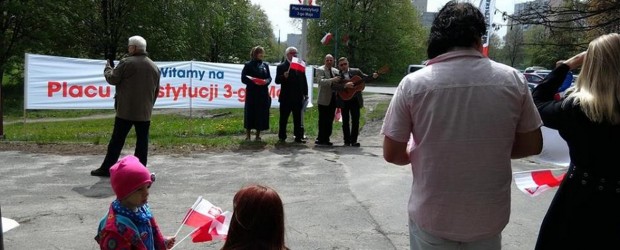 Tychy – „Wiwat maj 3 maj …” Witamy na Placu Konsytuacji 3 Maja w Tychach