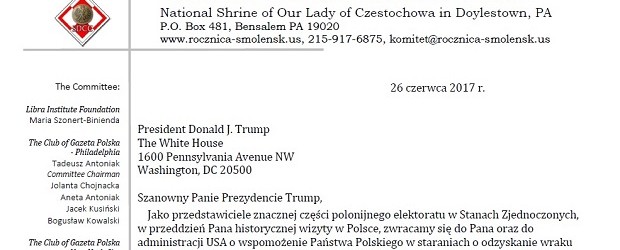 Kluby „Gazety Polskiej” z Ameryki piszą do Donalda Trumpa