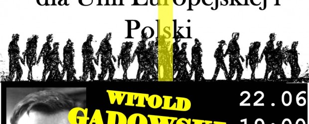 Klub Bielańsko-Żoliborski GP – 22 czerwca, spotkanie z red. Witoldem Gadowskim