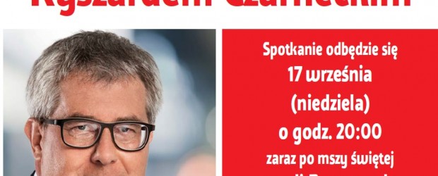 Chicago-Illinois – spotkanie z Ryszardem Czarneckim, posłem PiS, wiceprzewodniczącym PE, 17 września,