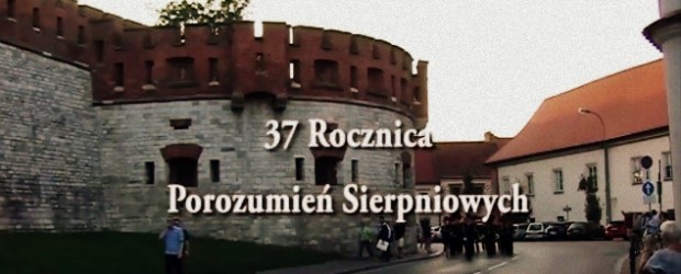 Krakowskie obchody 37 rocznicy Porozumień Sierpniowych (wideo)