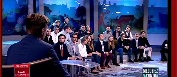 Przedstawiciele młodzieżowego Klubu „GP” z Krakowa oraz Myślenic w programie „Młodzież Kontra, czyli pod ostrzałem” (wideo)