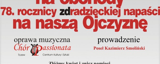 Tczew – obchody 78. Rocznicy radzieckiej napaści na Polskę, 17 września, g. 17