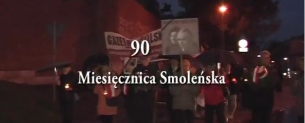 Kraków: 90 miesięcznica tragedii smoleńskiej (wideo)