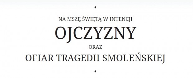 Krosno – miesięcznica tragedii smoleńskiej, 10 października