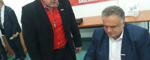 Red. Nacz. Tomasz Sakiewicz w Skierniewicach