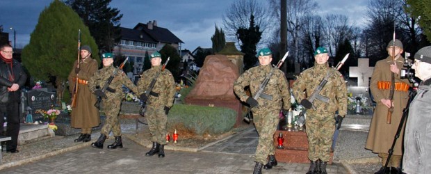 71. rocznica zamordowania trzech żołnierzy AK w Dzierżoniowie – 17.01.2018.