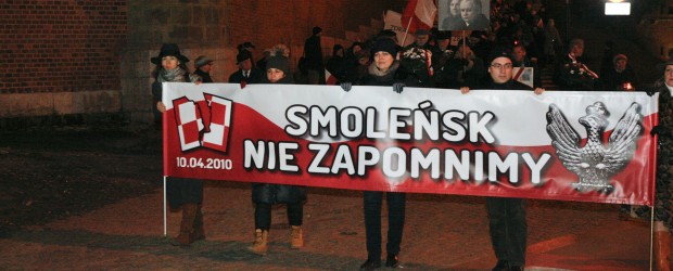 Kraków: Miesięcznica tragedii smoleńskiej – 10 grudnia