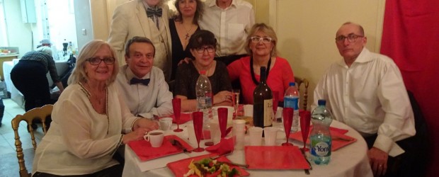 Szampański “Sylwester” 2017 w paryskim “Domu Kombatanta”