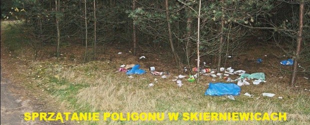 Skierniewice: Klub GP organizuje akcję „Sprzątanie poligonu” (28.04 godz.10:00)