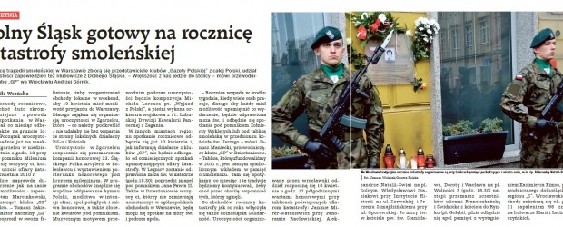 Dolny Śląsk gotowy na rocznicę katastrofy smoleńskiej