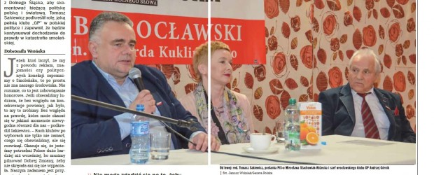 Dociekanie prawdy o Smoleńsku to zobowiązanie honorowe