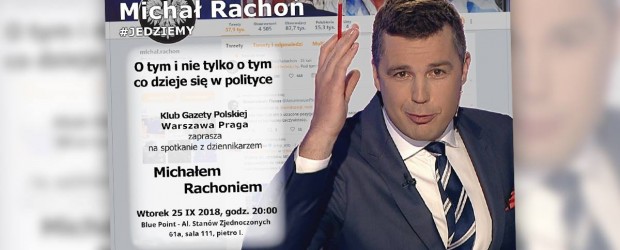 WARSZAWA PRAGA– spotkanie z dziennikarzem Michałem Rachoniem, 25 września