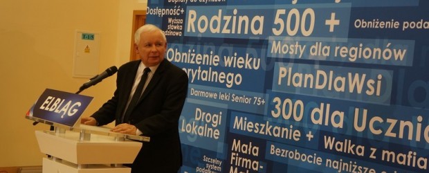 Elbląg II: Spotkanie Premiera Jarosława Kaczyńskiego z mieszkańcami Elbląga