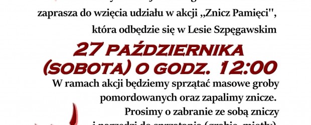 Starogard Gdański – Akcja Znicz Pamięci 2018, 27 października,