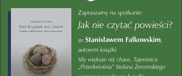 Warszawa – Zaproszenie na spotkanie ze Stanisławem Falkowskim (22 listopada godz. 18:00)