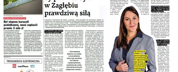 GPC: Bardzo mi zależy, by prawica była w Zagłębiu prawdziwą siłą  (Klub „GP” Sosnowiec)