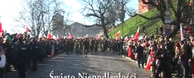 Kraków: Setna Rocznica Odzyskania Niepodległości.Krakowskie obchody.