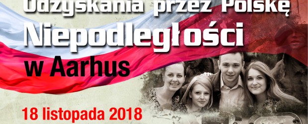 Aarhus: Zaproszenie na Mszę Św. 100 lecie odzyskania Niepodległości