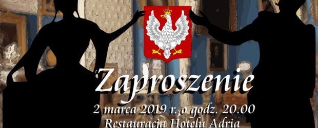 Wejherowo: Zaproszenie na  IV już Bal Wolnej Polski w Rumi. Termin zgłoszeń do 16.02.2019