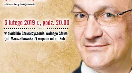 Klub Młodych Gazety Polskiej Warszawa – spotkanie z Adrianem Stankowskim, 5 lutego