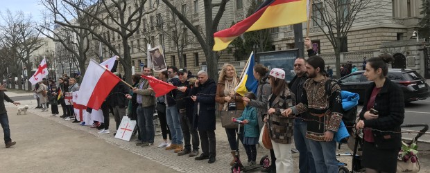 Berlin-Brandenburg: Demonstracje diaspory gruzińskiej
