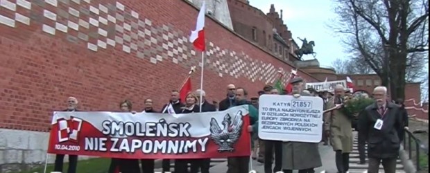 Kraków: Krakowskie obchody IX rocznicy smoleńskiej
