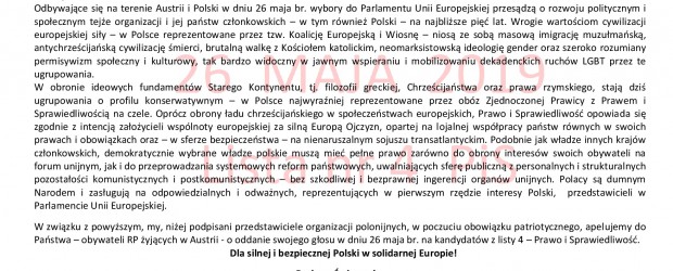 Wiedeń II: Apel społeczny KGP Wiedeń II