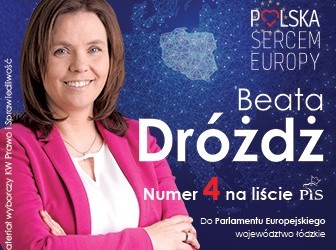 Łowicz: List poparcia kandydatki Beaty Dróżdż w wyborach do Parlamentu Europejskiego