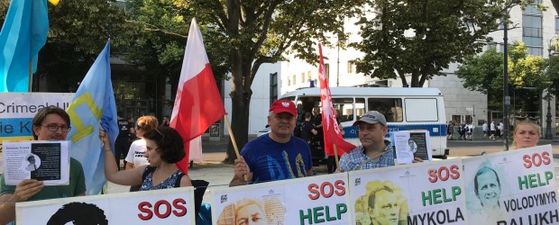 Berlin – Brandenburg: Demonstracja przed ambasadą Rosji w Berlinie