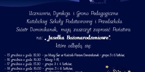 Piotrków Tryb – Jasełka Bożonarodzeniowe 2019, 15-20 grudnia