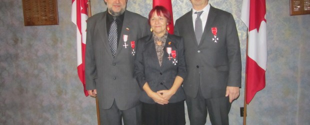 Winnipeg: Odznaczeni w dn. 14.XII.2019 członkowie KGP w Winnipegu