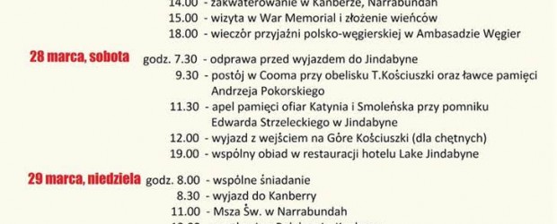 [ODWOŁANY Z POWODU EPIDEMII KORONAWIRUSA] Sydney: 5 Rajd Katyń 1940 – Smoleńsk 2010 w 100 rocznicę zwycięstwa w Bitwie Warszawskiej 1920. Australia – Pamiętamy!