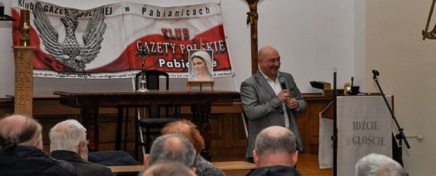 Pabianice: Spotkanie z panem Tadeuszem Płużański
