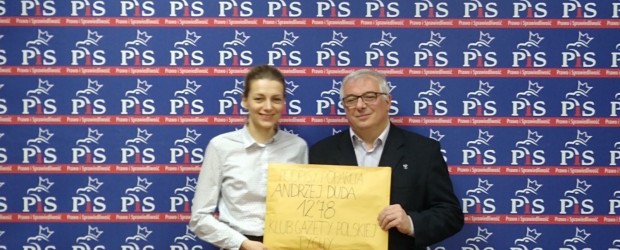 Tychy: Poparcie dla Prezydenta Andrzeja Dudy