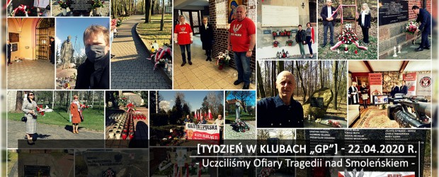 [Tydzień w Klubach „GP”] Uczciliśmy Ofiary Tragedii nad Smoleńskiem