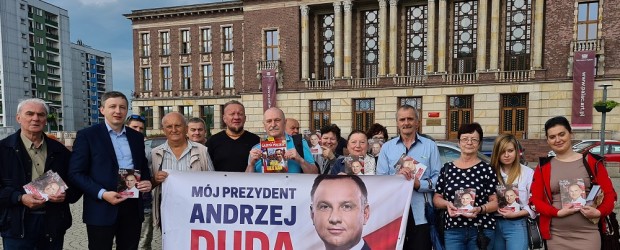 DUDA 2020| Akcja poparcia Andrzeja Dudy w Dąbrowie Górniczej