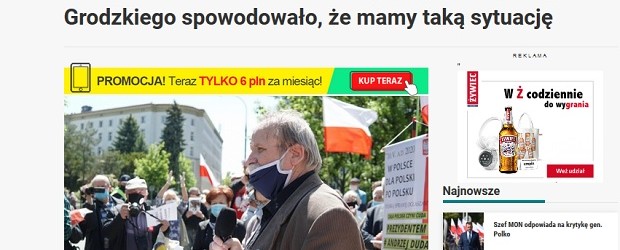 Manifestacja przed Sejmem. Demonstranci wznosili okrzyki: „Chcemy wyborów”; „Grodzki musi odejść” (wideo)