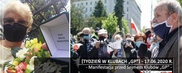 [Tydzień w Klubach „GP”] Manifestacja przed Sejmem Klubów „GP”