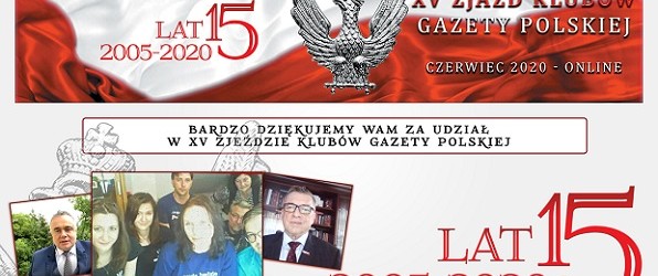 FOTOGALERIA + WIDEO |XV Zjazd Klubów „Gazety Polskiej” – ONLINE 2020 r. (DUŻO ZDJĘĆ)