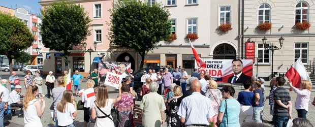 DUDA 2020|Manifestacja poparcia Andrzeja Dudy w Dzierżoniowie