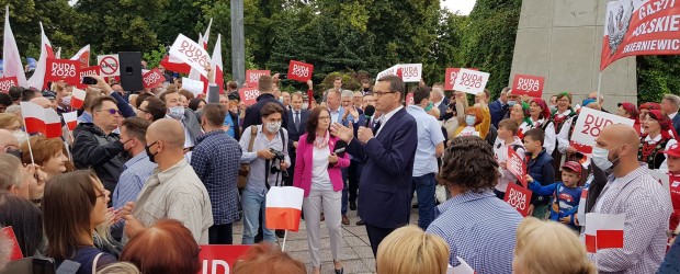DUDA 2020|Premier Mateusz Morawiecki w Piotrkowie Trybunalskim