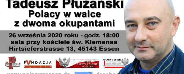 Essen: Zaproszenie na spotkanie z Tadeuszem Płużańskim 26 września godz. 18:00