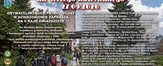 Dzierżoniów II: Zaproszenie na V Rajd Gwiaździsty im Jerzego Kaszyńskiego – 27.09