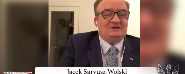 Jacek Saryusz-Wolski pozdrawia klubowiczów Gazety Polskiej (wideo)