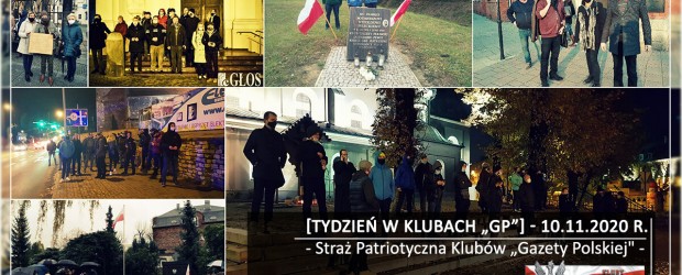 TYDZIEŃ W KLUBACH „GP”|Straż Patriotyczna Klubów „Gazety Polskiej”