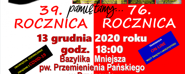 BRZOZÓW | Zaproszenie – Dzień Pamięci Ofiar Stanu Wojennego. 13 grudnia godz. 18:00