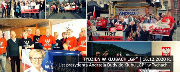 TYDZIEŃ W KLUBACH „GP”|List prezydenta Andrzeja Dudy do Klubu „GP” w Tychach